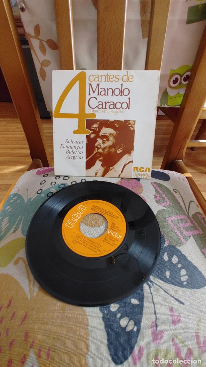 Discos de vinilo: MANOLO CARACOL-EP SOLEARES +3 - Foto 1