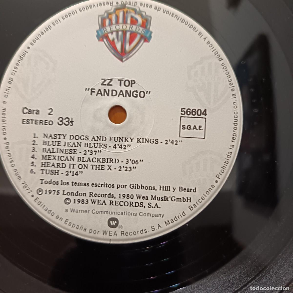 Discos de vinilo: VINILO ZZ TOP FANDANGO 1975 - Foto 5