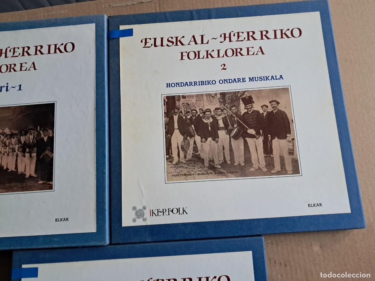 Discos de vinilo: EUSKAL HERRIKO FOLKLOREA VOL 1 , 2 Y 3 BOX LP - Foto 3