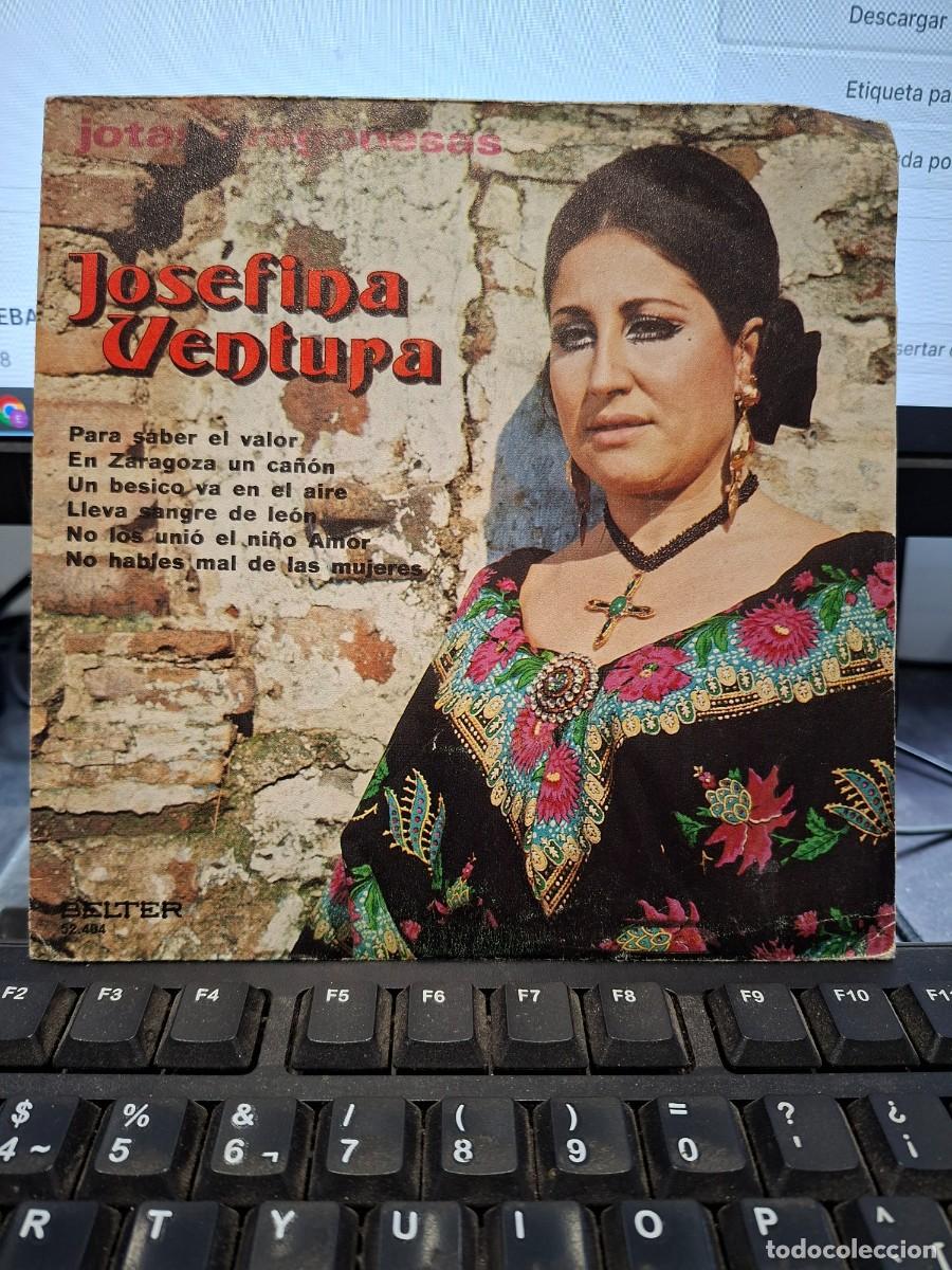 Disques de vinyle: JOSEFINA VENTURA - PARA SABER EL VALOR ( JOTAS ARAGONESAS ) - EP DE VINILO - C-30