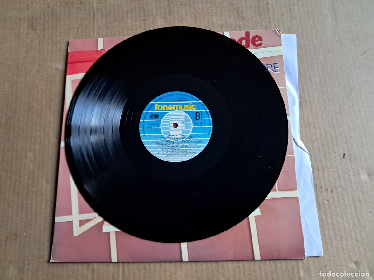 Discos de vinilo: ALEJANDRO CONDE - COMO EL AIRE LP 1989 - Foto 3