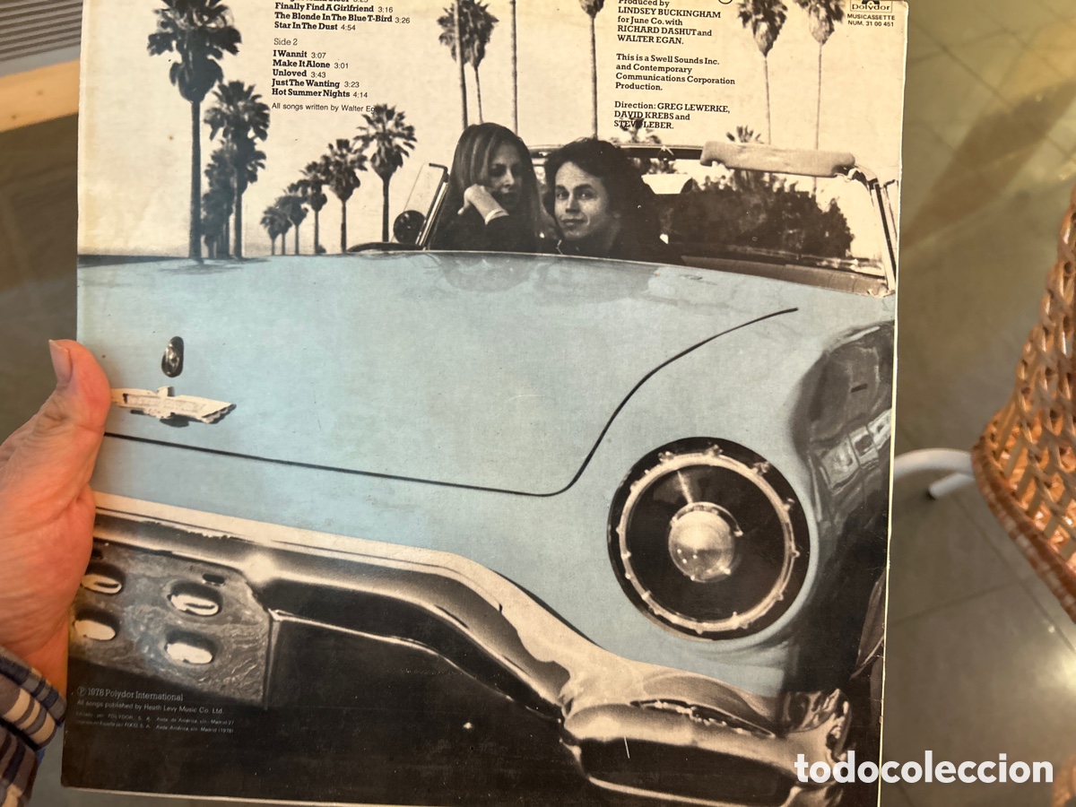 Discos de vinilo: Walter Egan: not shy. Lp vinilo - Foto 2