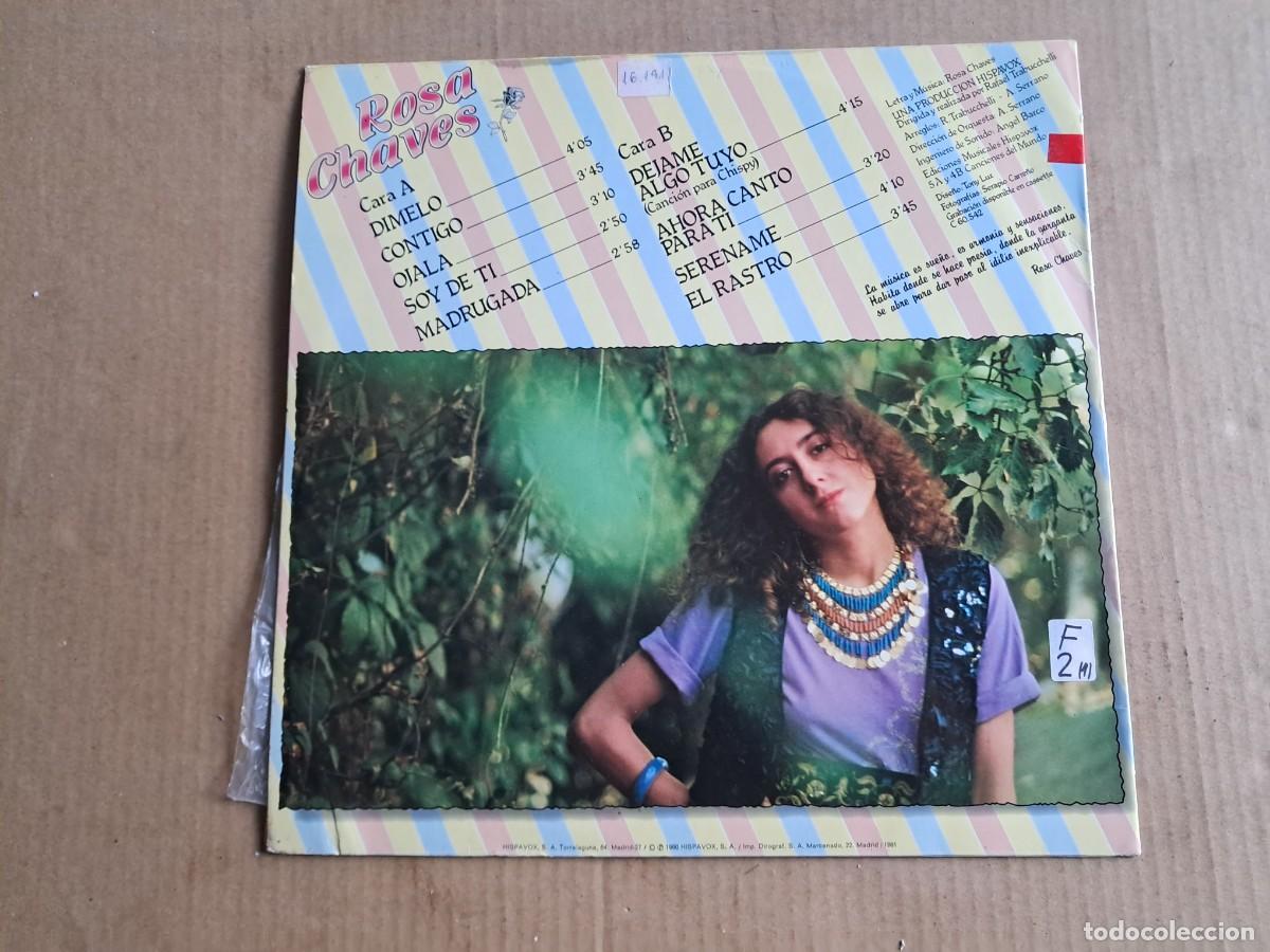 Discos de vinilo: ROSA CHAVES - ROSA CHAVES LP 1981 - Foto 6