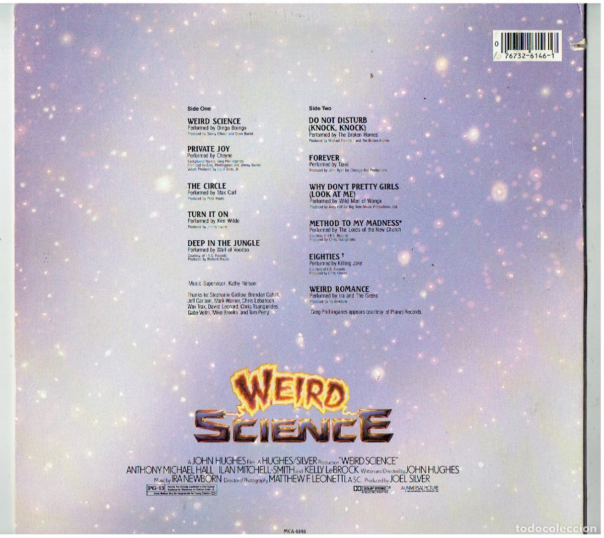 Discos de vinilo: WEIRD SCIENCE. LP. (RF.MA)&Ntilde; - Foto 2