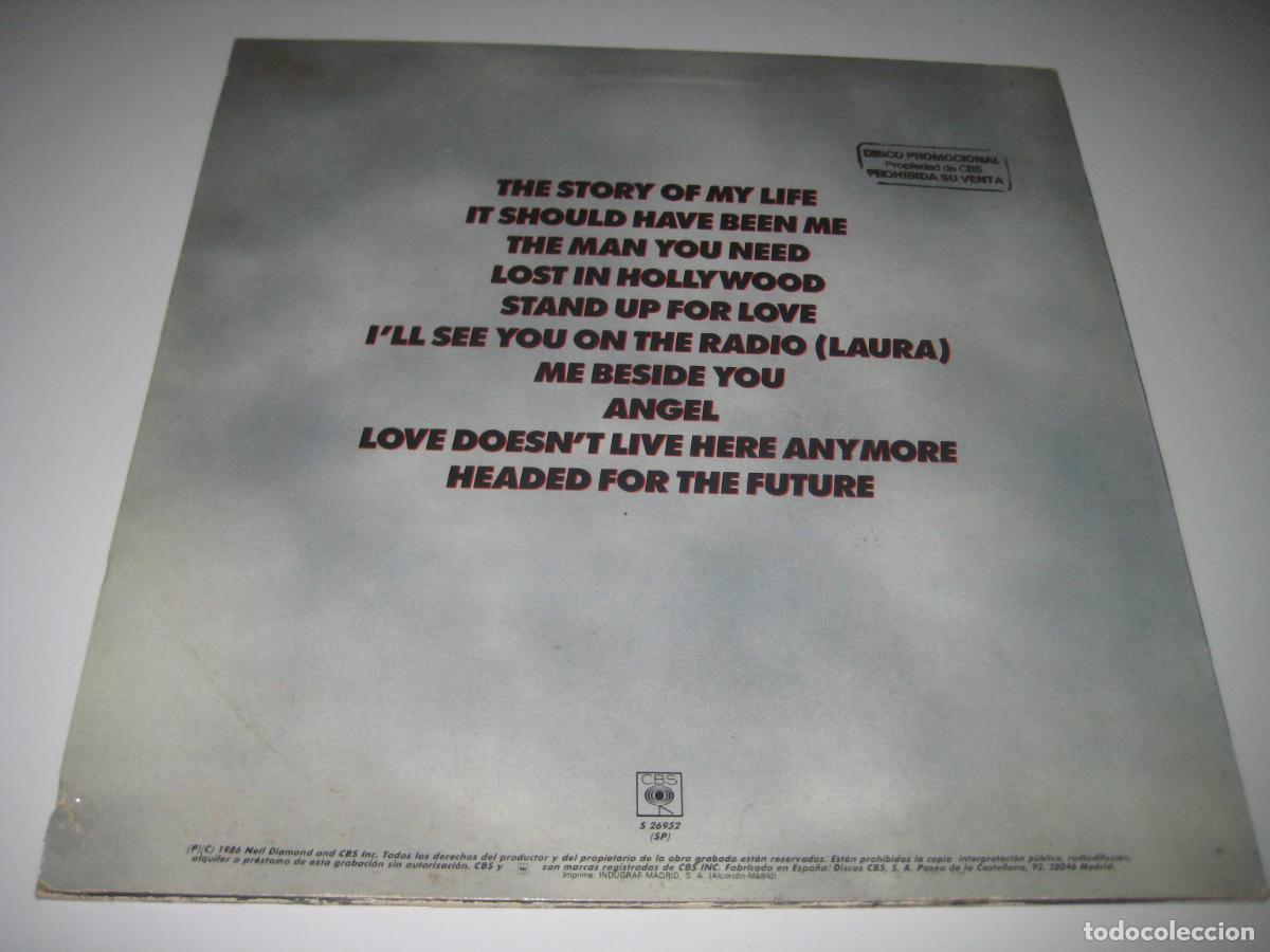Discos de vinilo: Neil Diamond - Headed for the future LP - Foto 2