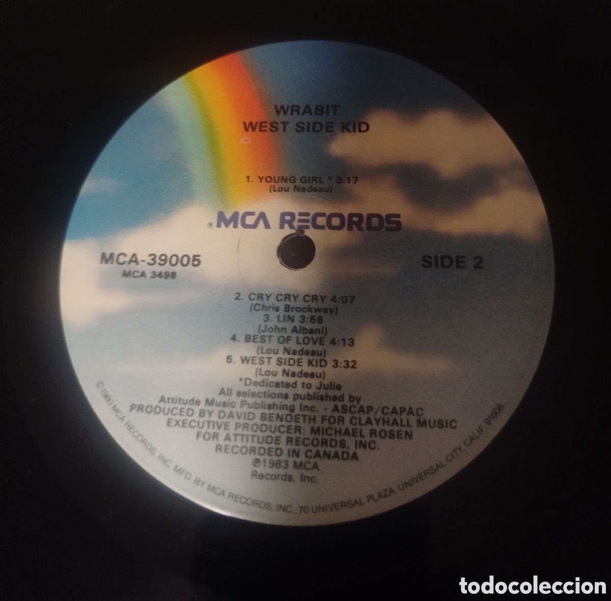 Discos de vinilo: Wrabit - West side kid - Foto 4