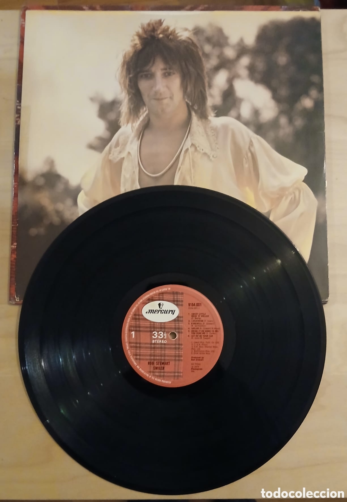 Discos de vinilo: ROD STEWART : SMILE . Lp Vinilo - Foto 4