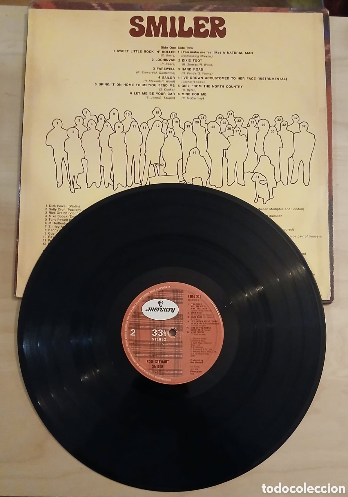Discos de vinilo: ROD STEWART : SMILE . Lp Vinilo - Foto 5
