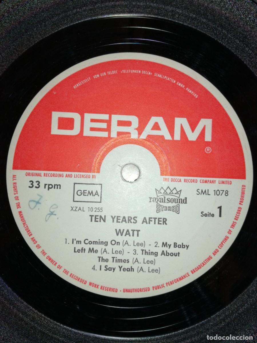 Discos de vinilo: TEN YEARS AFTER-WATT-GATEFOLD-ORIGINAL 1970 - Foto 4