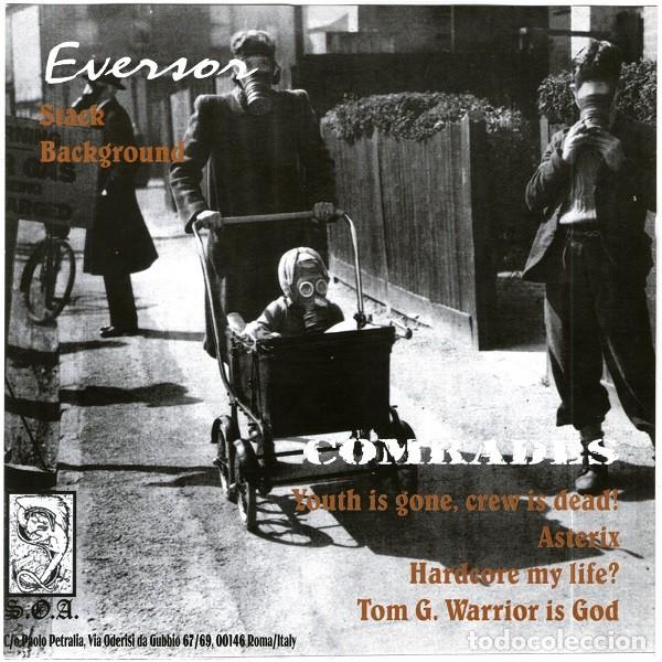Discos de vinilo: Eversor / Comrades &ndash; Eversor / Comrades - 7&rdquo; - 1998 - SOA Records &ndash; SOA 45 - Foto 2