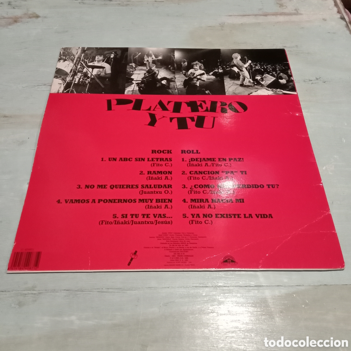 Discos de vinilo: PLATERO Y TU - BURROCKN ROLL - LP - Foto 2