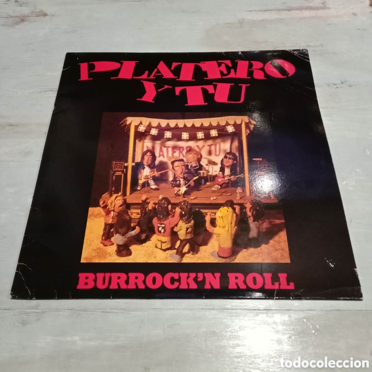 Discos de vinilo: PLATERO Y TU - BURROCKN ROLL - LP - Foto 1