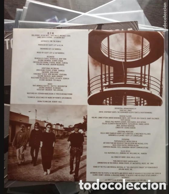 Discos de vinilo: R.E.M - Automatic For The People / LP Vinilo Insert 1992 Europa - Foto 3