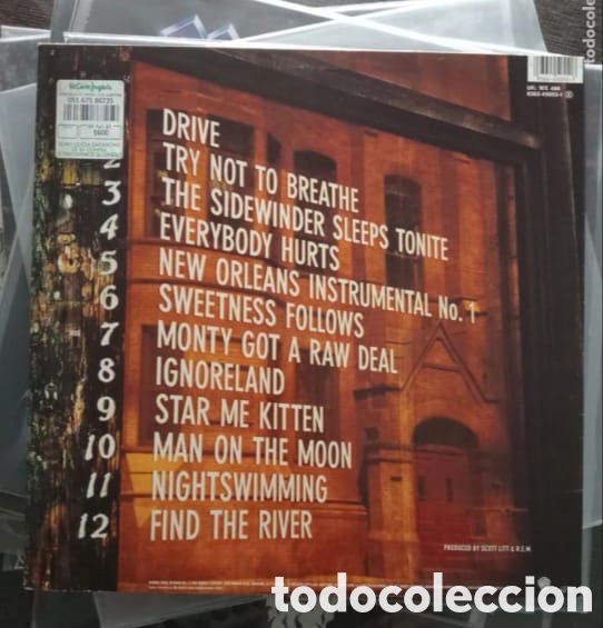 Discos de vinilo: R.E.M - Automatic For The People / LP Vinilo Insert 1992 Europa - Foto 4