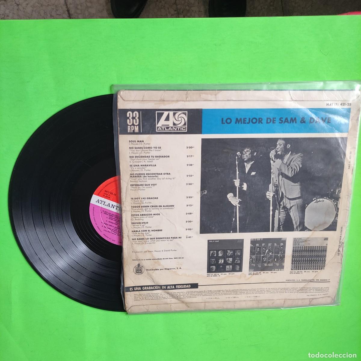 Discos de vinilo: Sam & Dave - Lo mejor * LP VINILO con funda ** juani - Foto 2