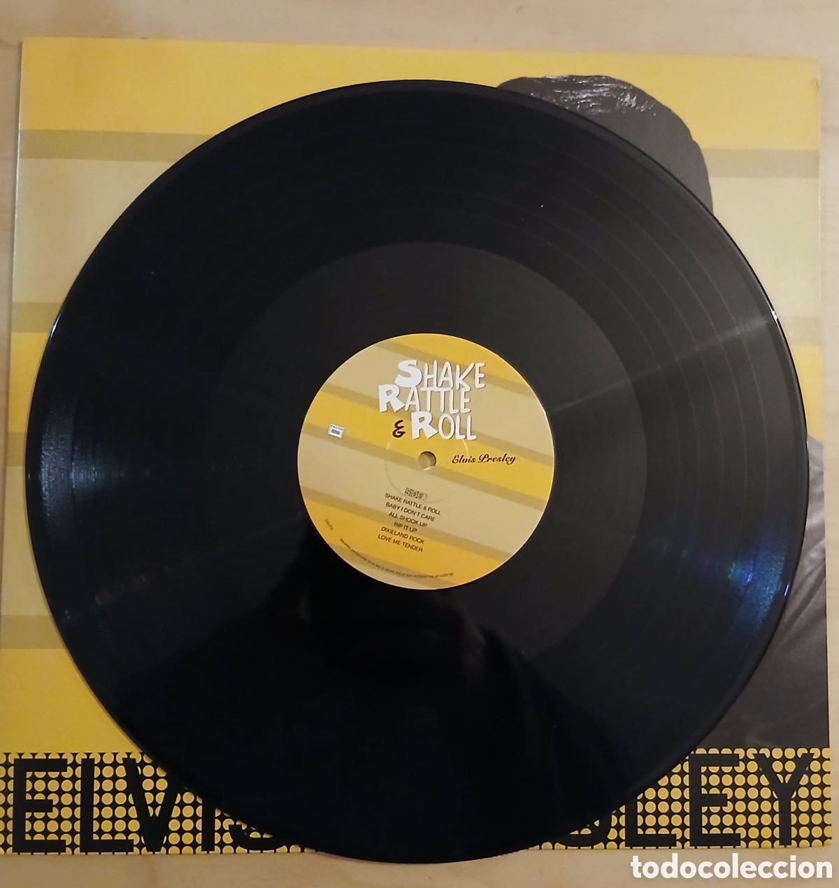Discos de vinilo: ELVIS PRESLEY: SHAKE RATTLE & ROLL . Lp , Vinilo - Foto 3