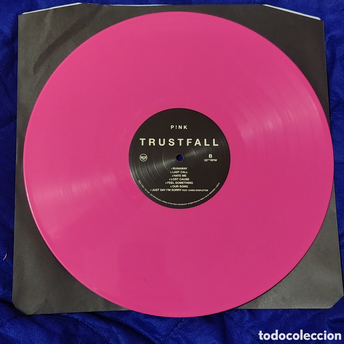 Discos de vinilo: P!nk - TRUSTFALL vinilo rosa - Foto 9