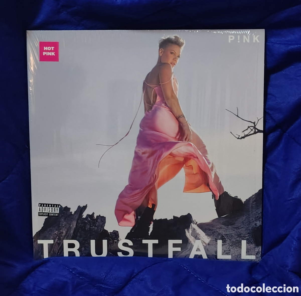 Discos de vinilo: P!nk - TRUSTFALL vinilo rosa - Foto 1