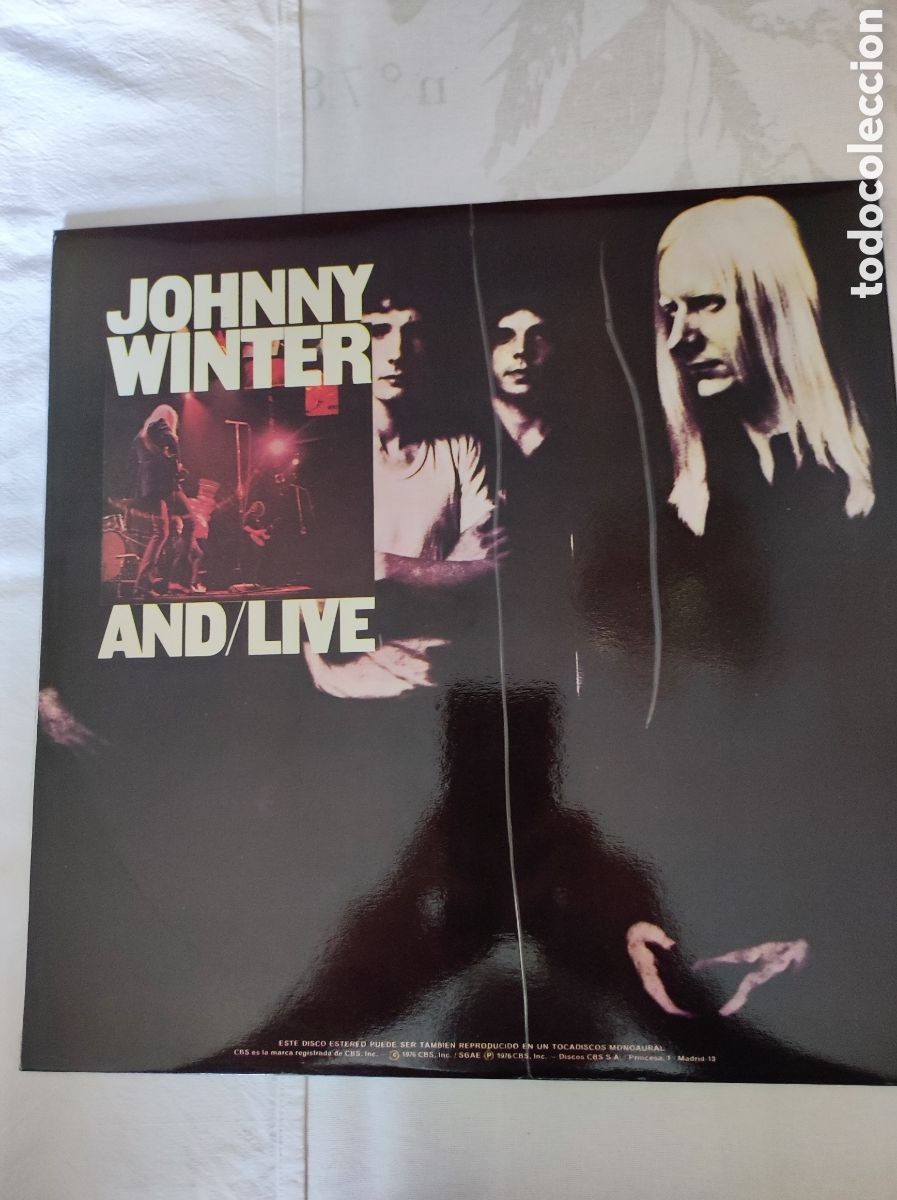 Discos de vinilo: JOHNNY WINTER AND - LIVE - Foto 2