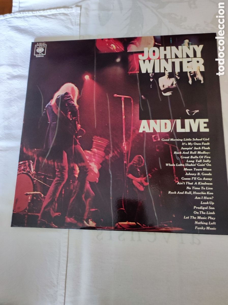 Discos de vinilo: JOHNNY WINTER AND - LIVE - Foto 1