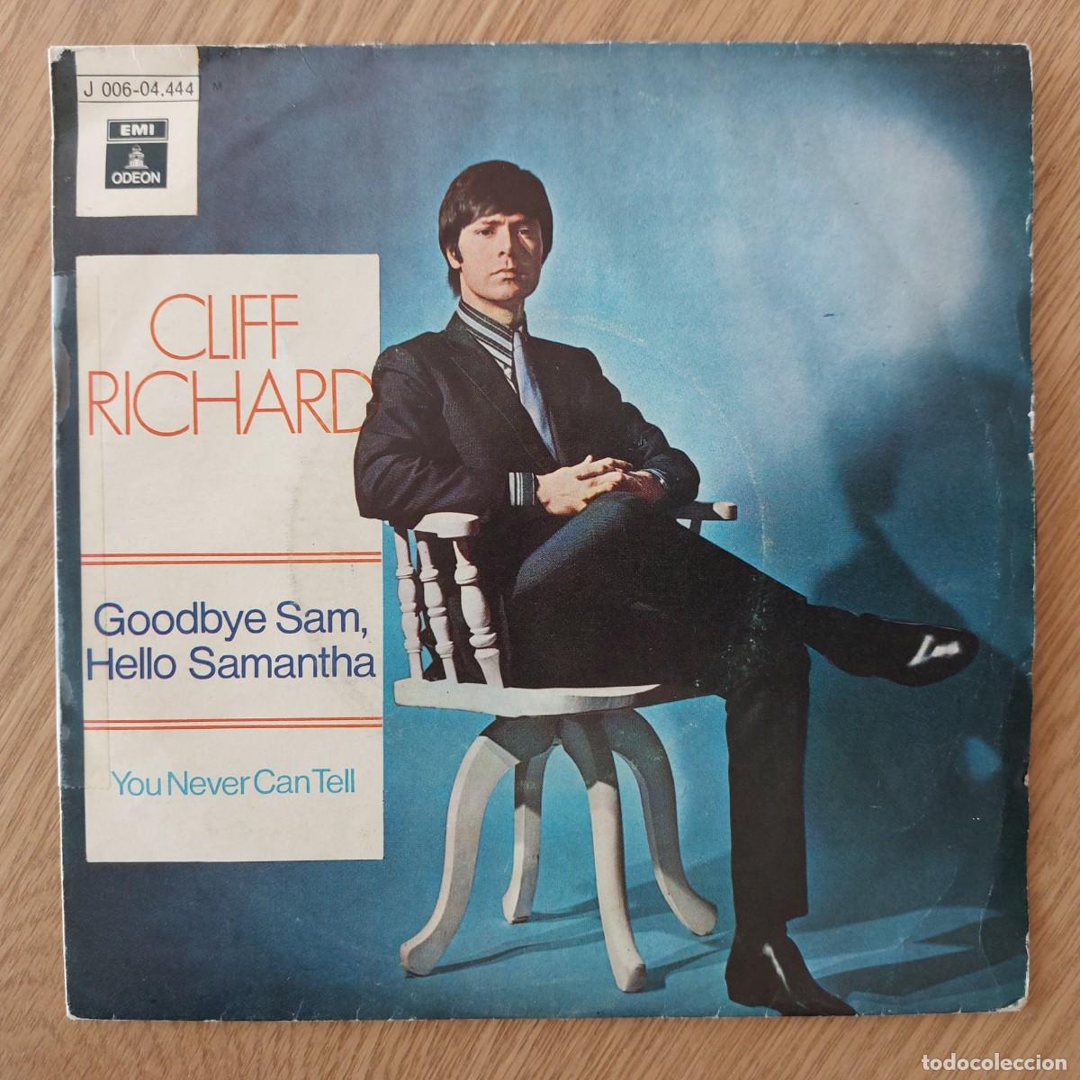 Discos de vinilo: SINGLE - CLIFF RICHARD - GOODBYE SAM, HELLO SAMANTHA - Foto 1
