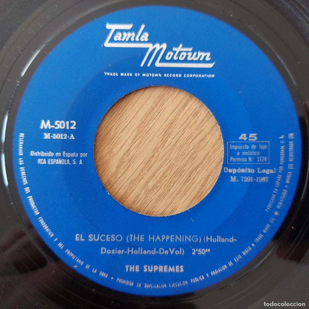 Discos de vinilo: SINGLE - THE SUPREMES - EL SUCESO - Foto 1