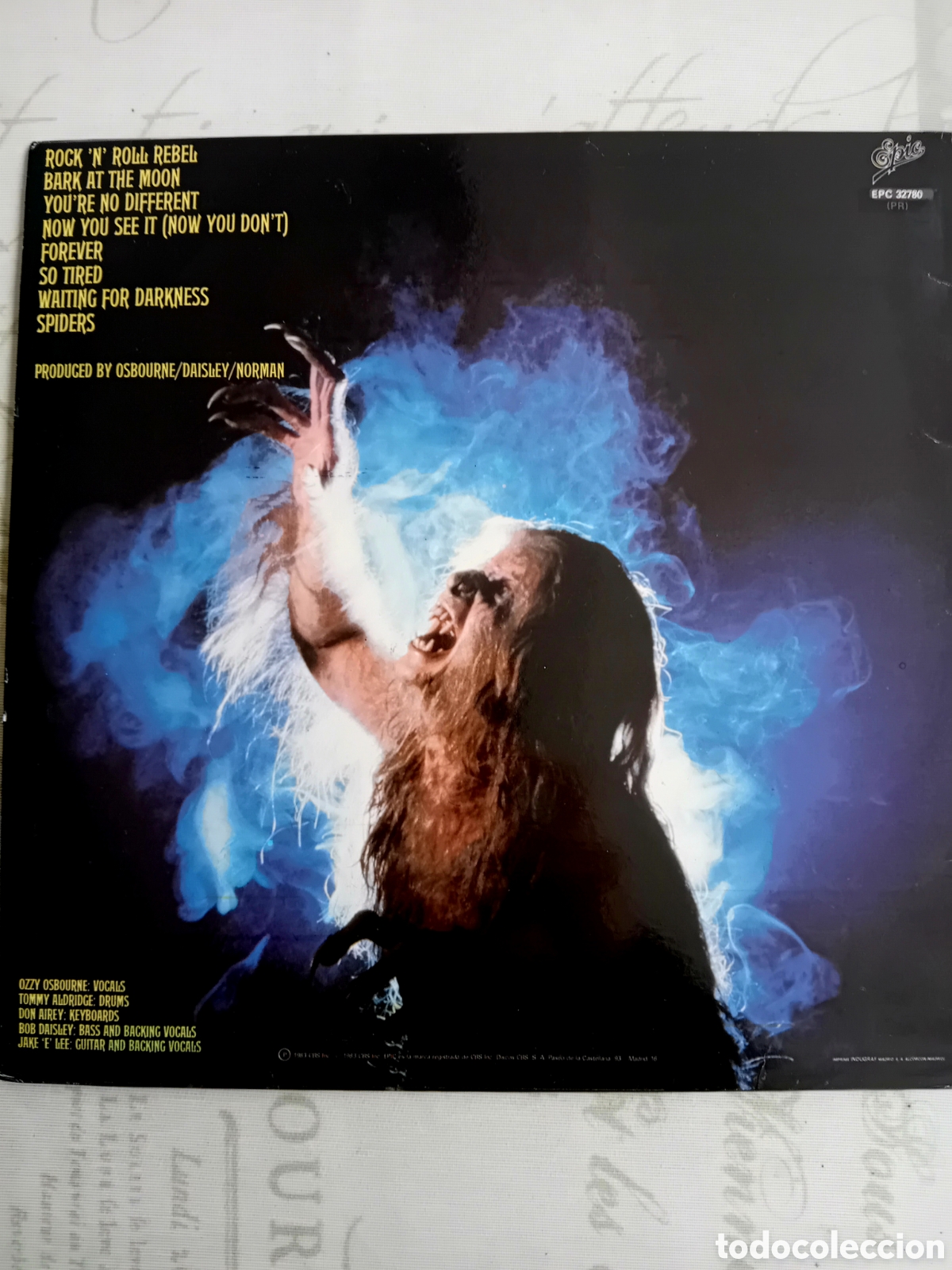 Discos de vinilo: OZZY OSBOURNE. BARK AT THE MOON. 1983 - Foto 3