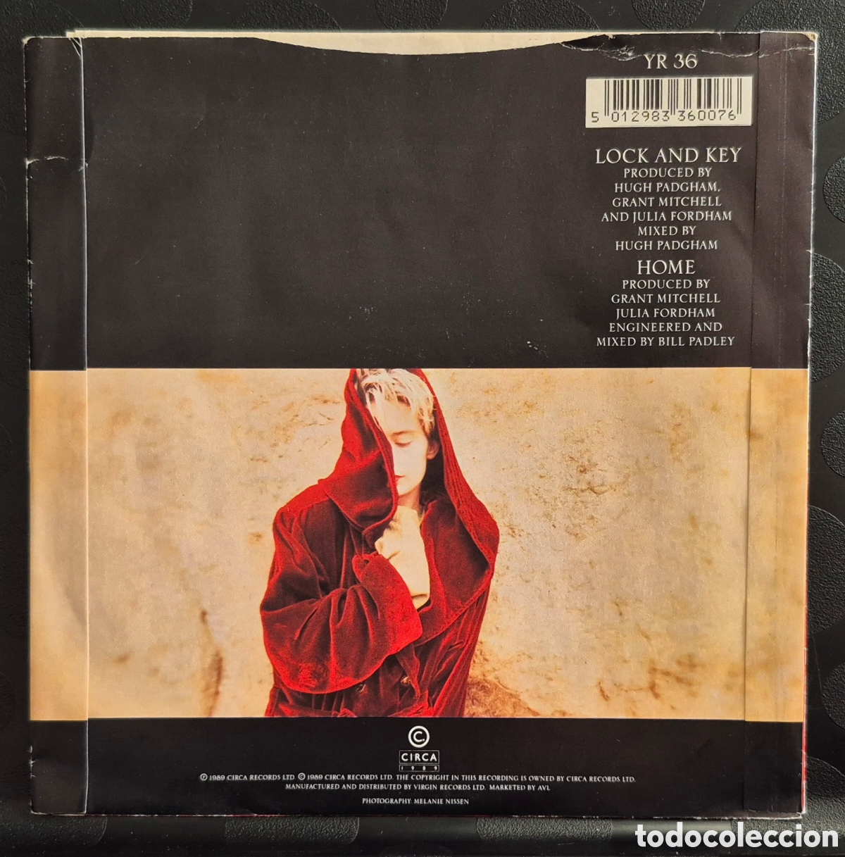Discos de vinilo: SINGLE - JULIA FORDHAM - LOCK AND KEY - 1989 INGLATERRA - Foto 2