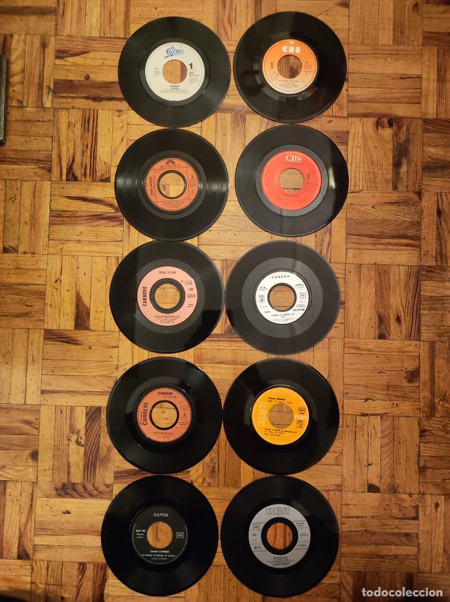 Discos de vinilo: lote 20 singles musica francesa - Foto 1