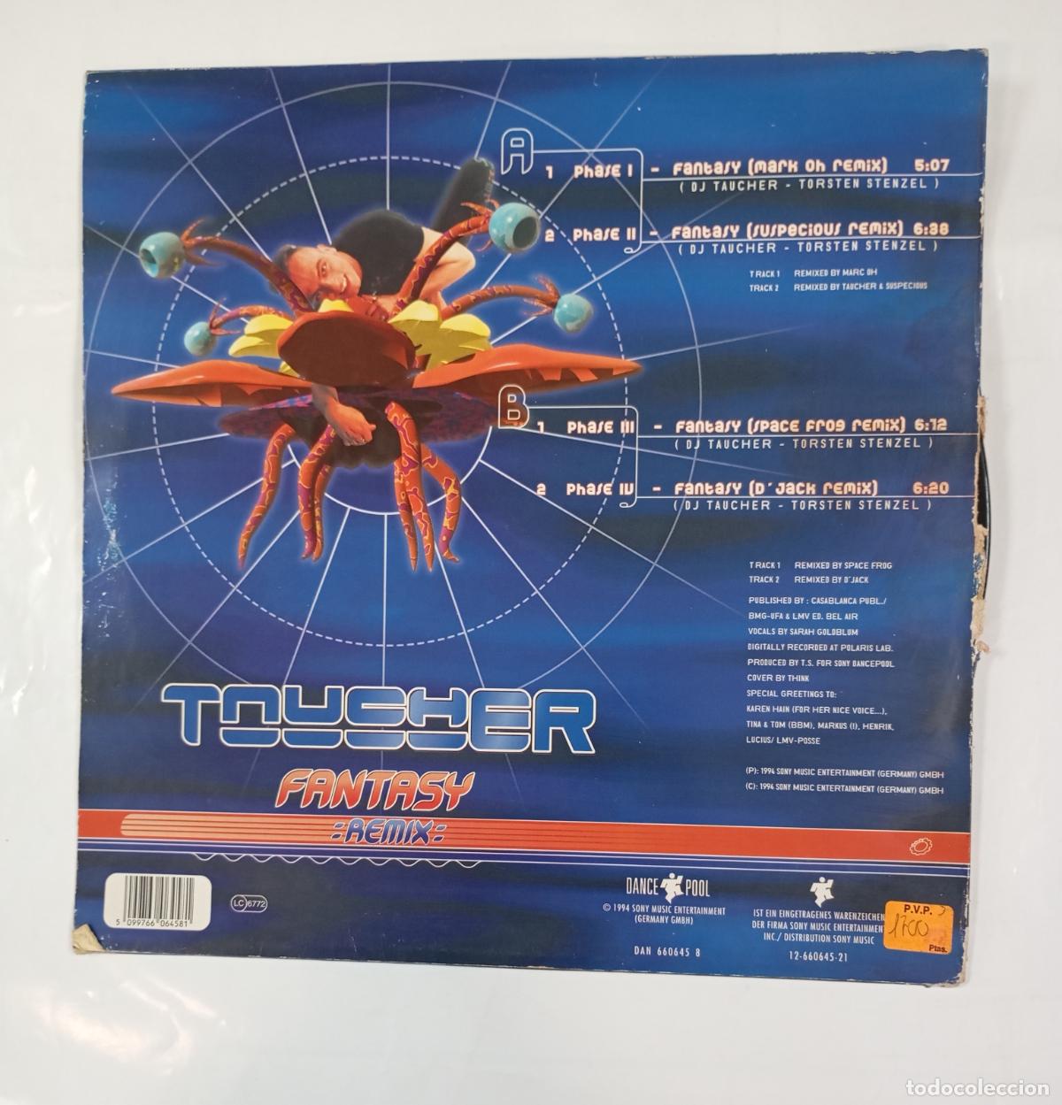 Discos de vinilo: TOUCHER. FANTASY REMIX. MAXI-SINGLE. TDKDA26 - Foto 2