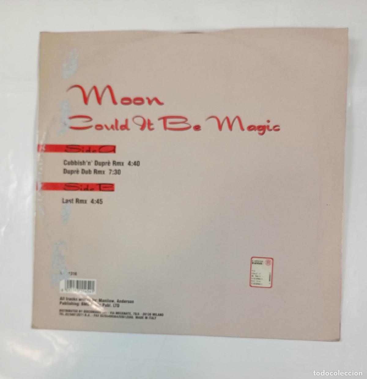 Discos de vinilo: MOON. COULD IT BE MAGIC. MAXI-SINGLE. TDKDA26 - Foto 2