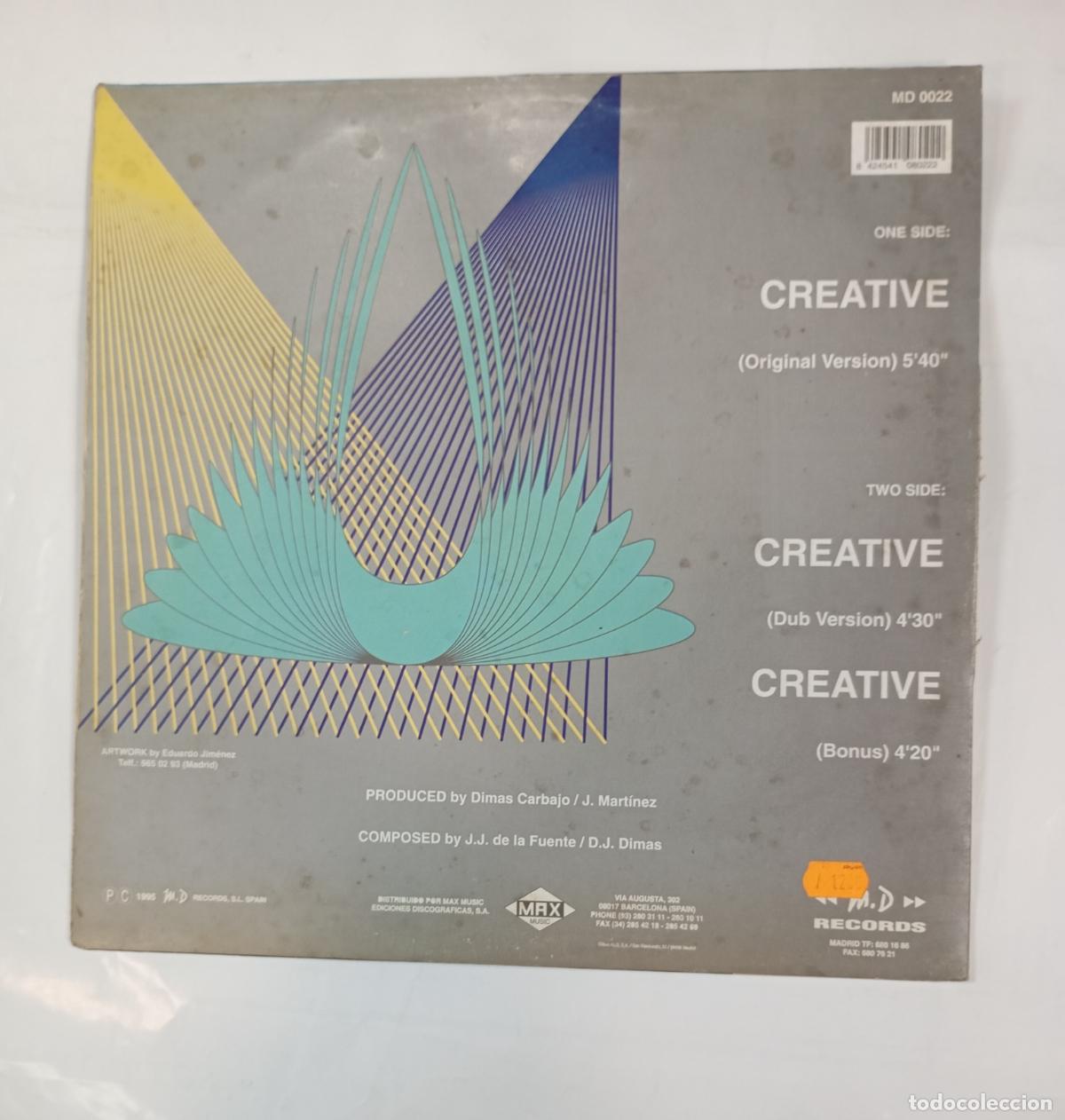 Discos de vinilo: TRANCE LINE. CREATIVE. MAXI-SINGLE. TDKDA26 - Foto 2