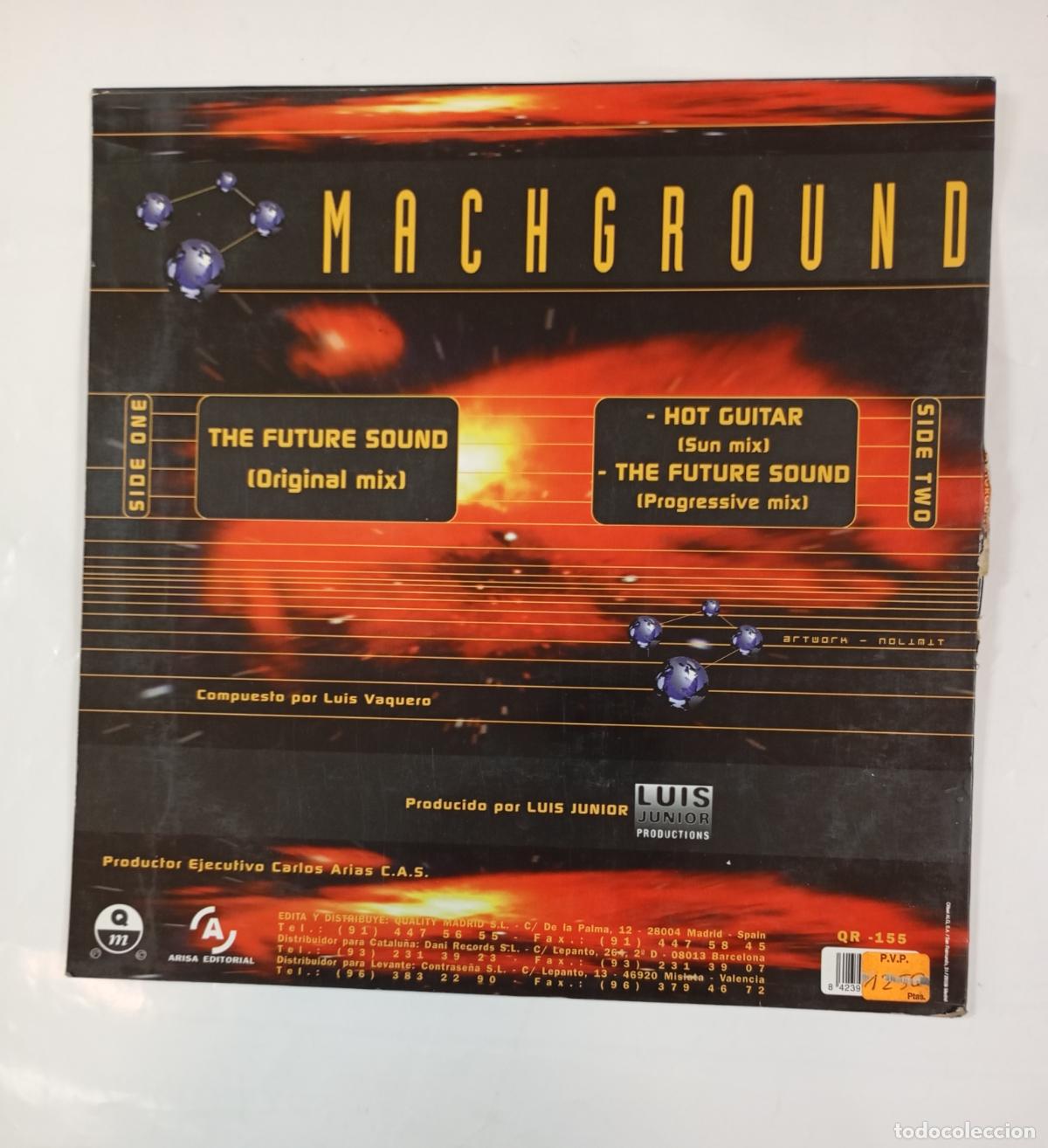 Discos de vinilo: THE FUTURE SOUND. MACHGROUND. MAXI-SINGLE. TDKDA22 - Foto 2