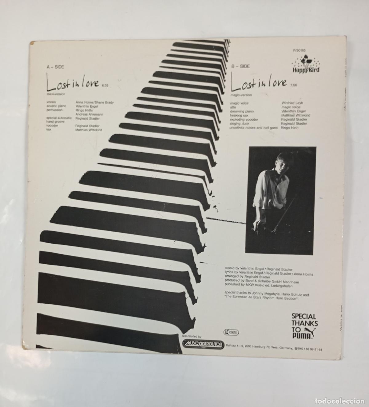 Discos de vinilo: LOST IN LOVE. VALENTHIN ENGEL. MAXI-SINGLE. TDKDA22 - Foto 2