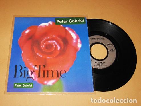 Discos de vinilo: PETER GABRIEL - BIG TIME - SINGLE - 1987 - TEMAZO 80S - Foto 1