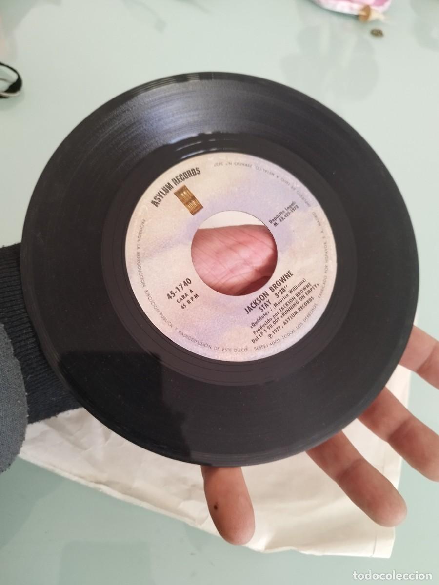 Discos de vinilo: Jackson Browne &ndash; Stay. Solo vinilo single - Foto 5