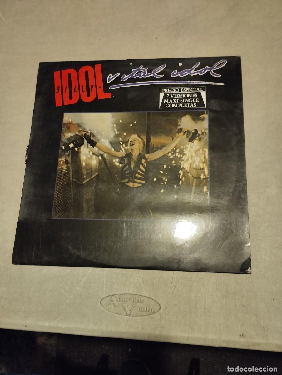 Discos de vinilo: BILLY IDOL LP VITAL IDOL ESP.1985 - Foto 1