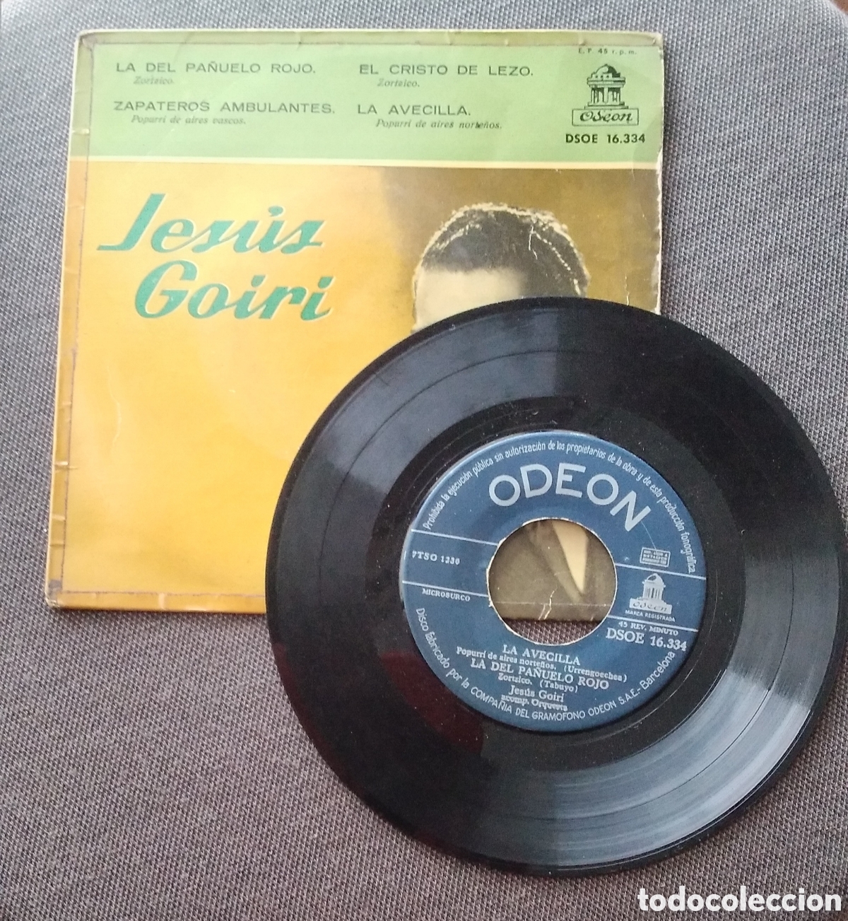 Discos de vinilo: EP VINILO. JES&Uacute;S GOIRI. 1958 - Foto 3