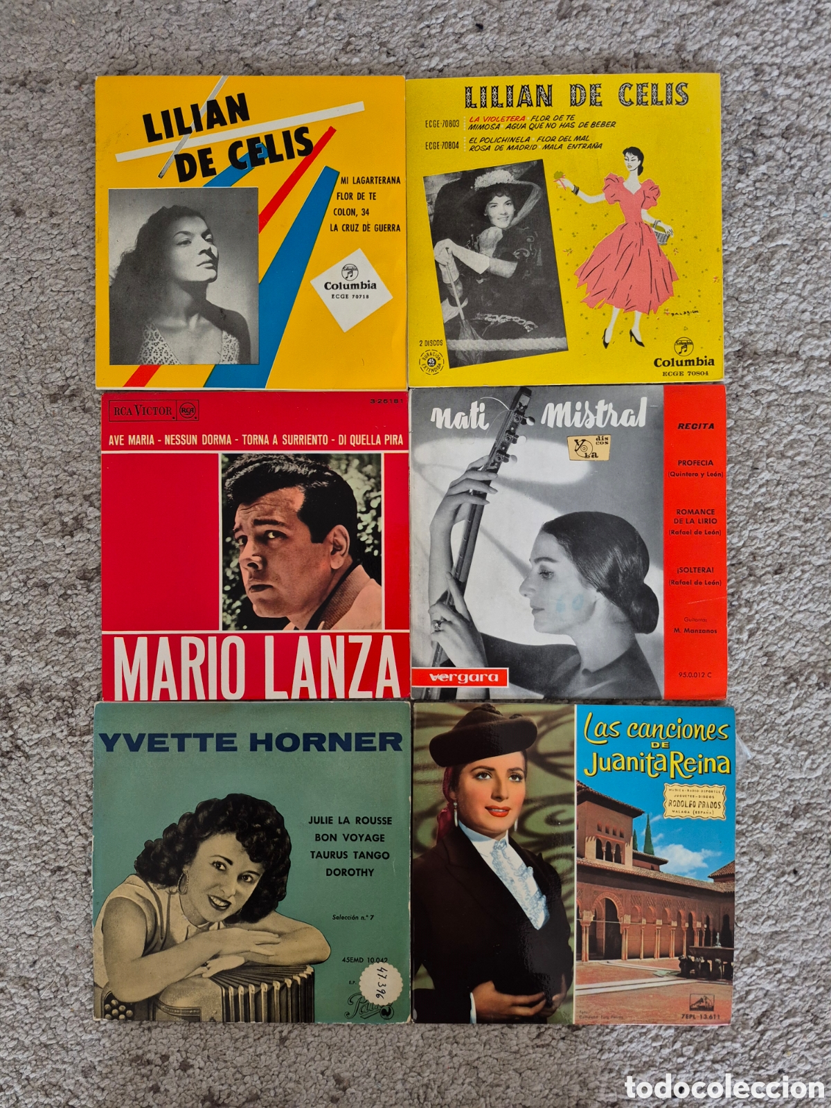 Disques de vinyle: Lote 6 vinilos eps variados