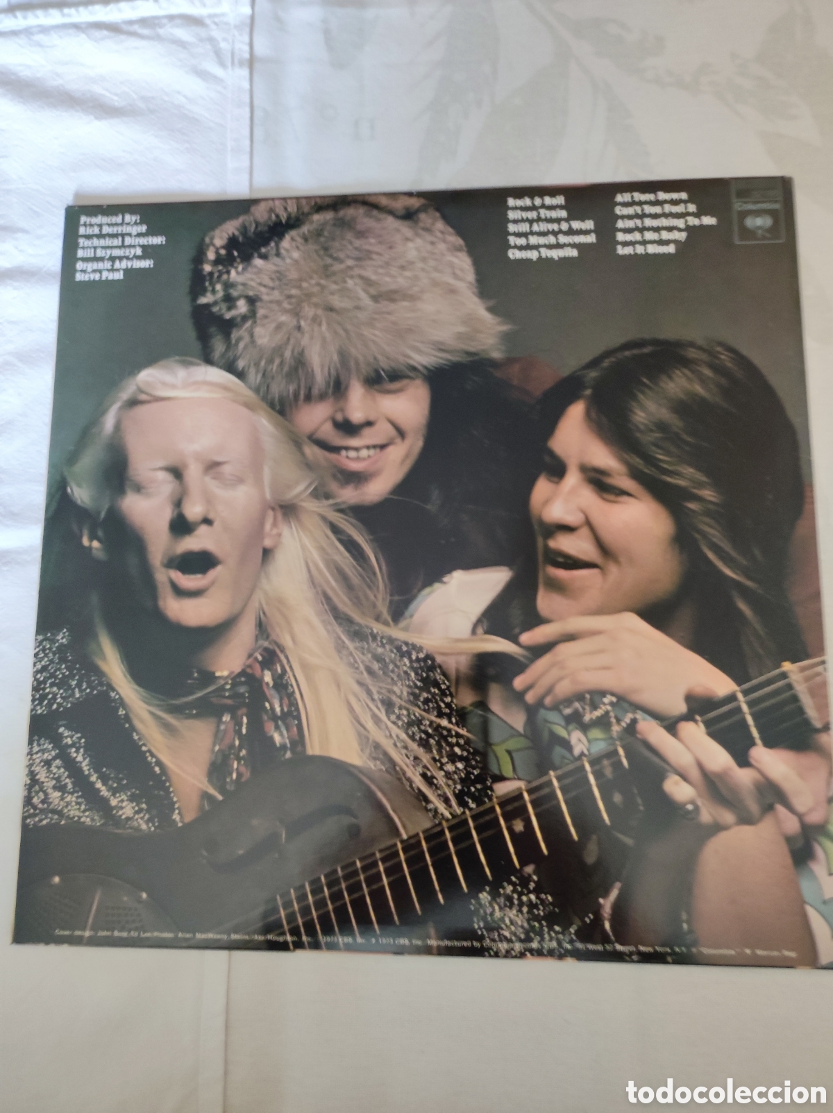 Discos de vinilo: JOHNNY WINTER - STILL ALIVE AND WELL - Foto 2