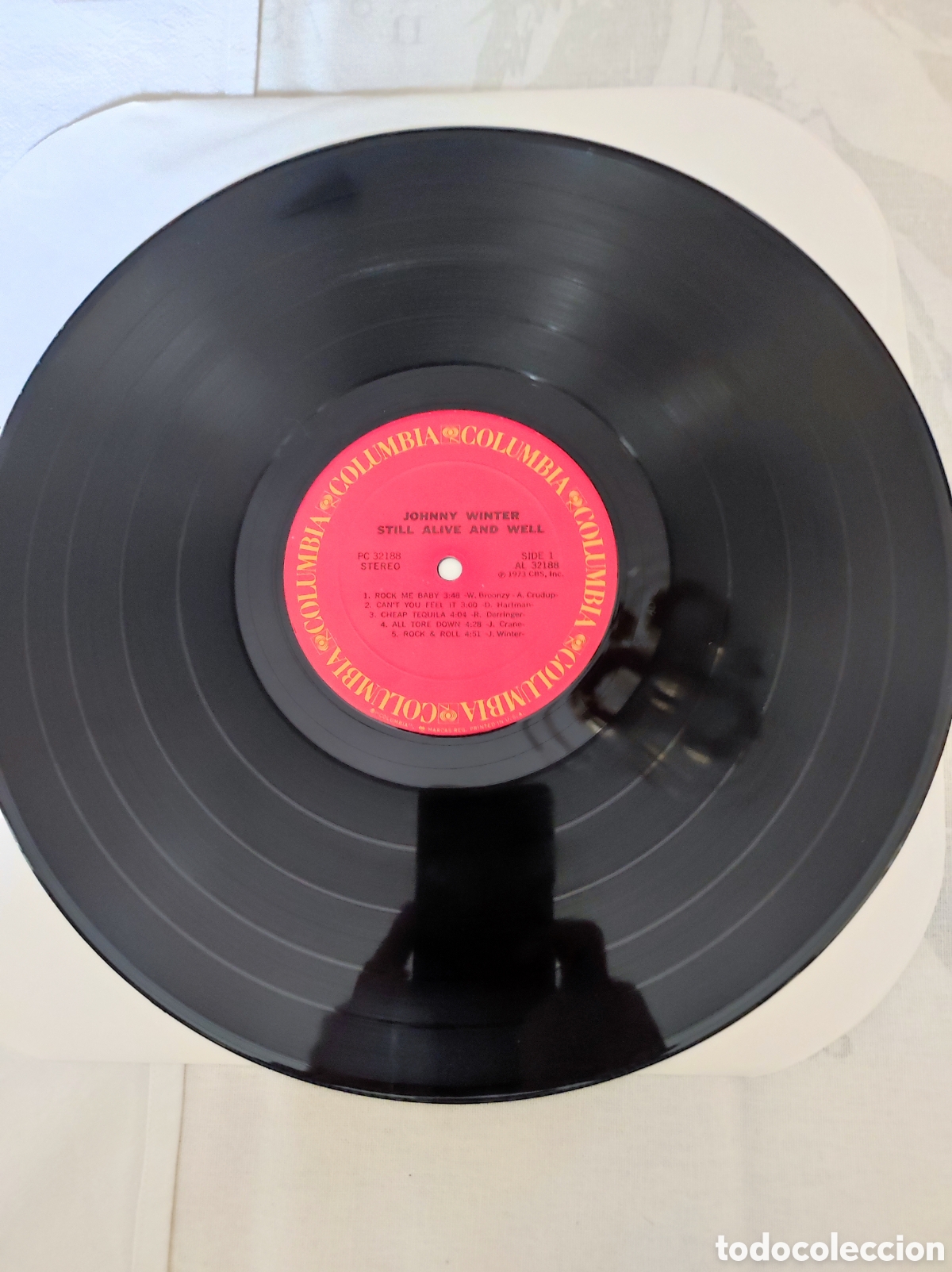 Discos de vinilo: JOHNNY WINTER - STILL ALIVE AND WELL - Foto 3