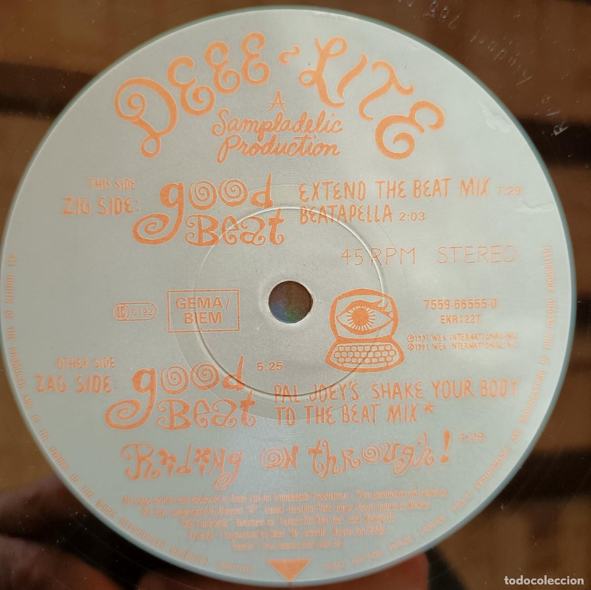 Discos de vinilo: DEEE-LITE : GOOD BEAT [WEA - DEU 1991] 12&rdquo; - Foto 3