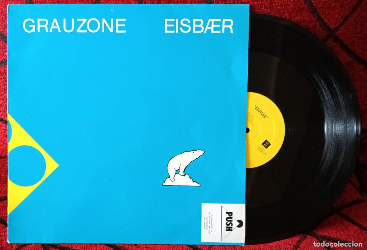 Discos de vinilo: GRAUZONE ** Eisb&aelig;r ** MAXI SINGLE VINILO BENELUX 1989 - Foto 1