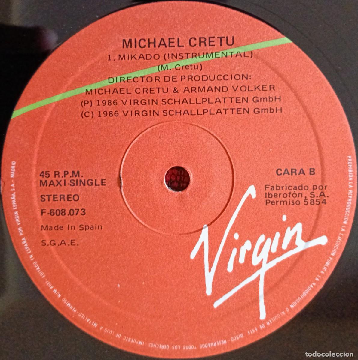 Discos de vinilo: MICHAEL CRETU ** Gambit ** MAXI SINGLE VINILO 1986 - Foto 4