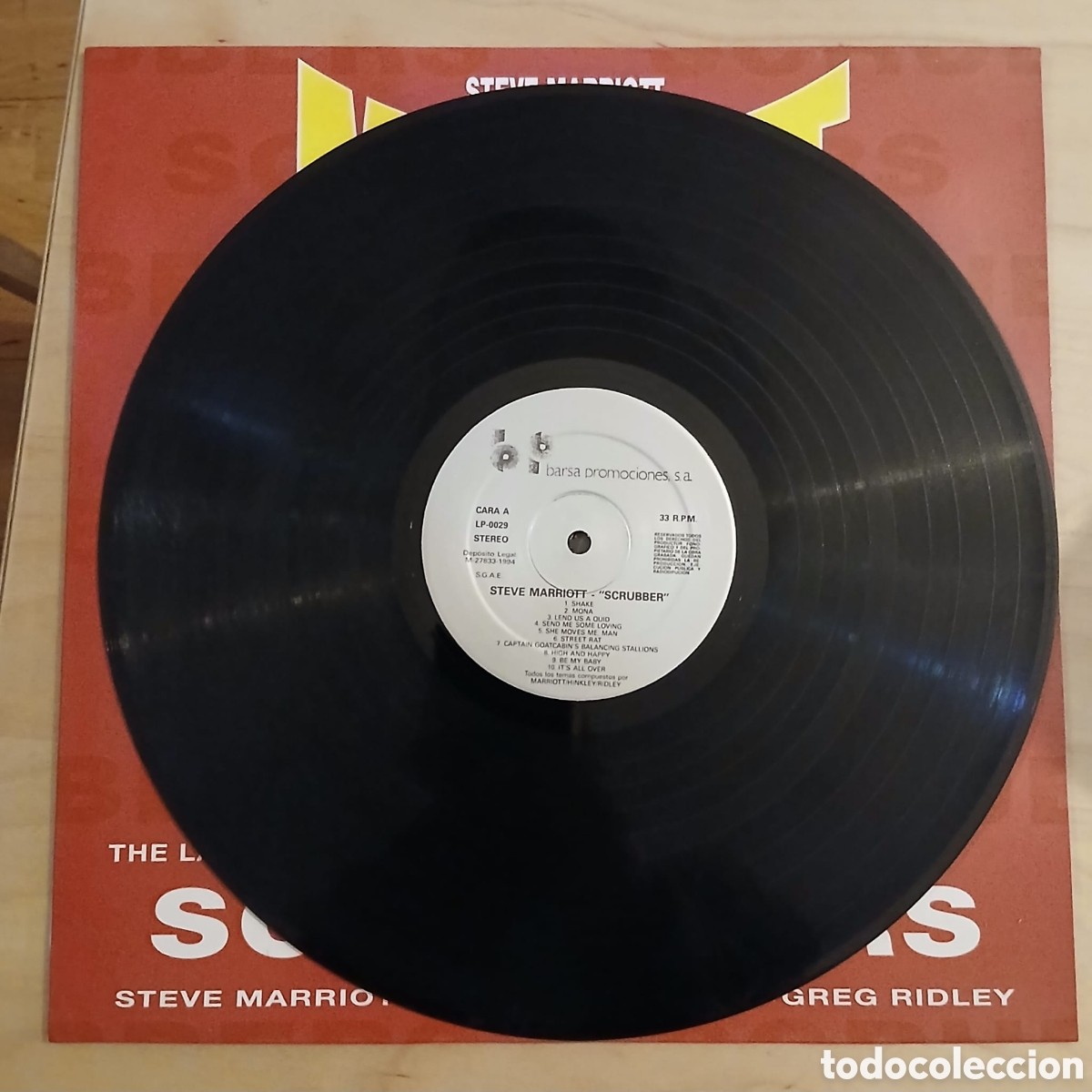 Discos de vinilo: STEVE MARRIOT : SCRUBBERS . Lp , Vinilo - Foto 3