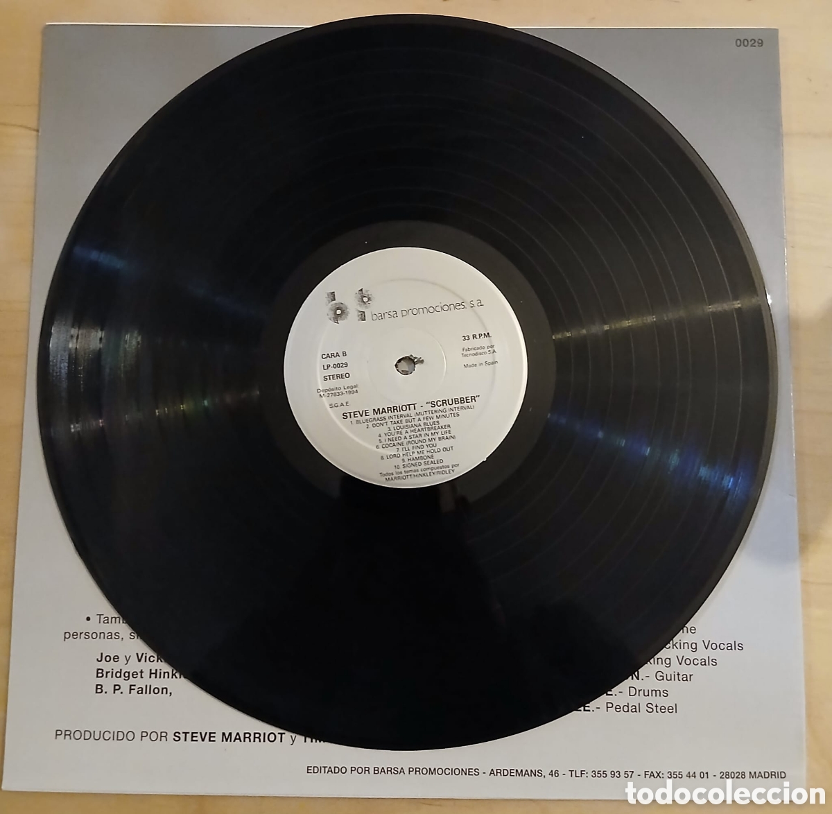 Discos de vinilo: STEVE MARRIOT : SCRUBBERS . Lp , Vinilo - Foto 4