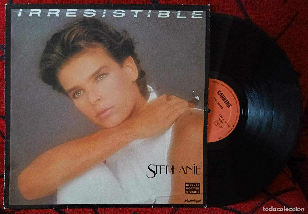 Discos de vinilo: STEPHANIE ** Irresistible ** MAXI SINGLE VINILO 1986 - Foto 1