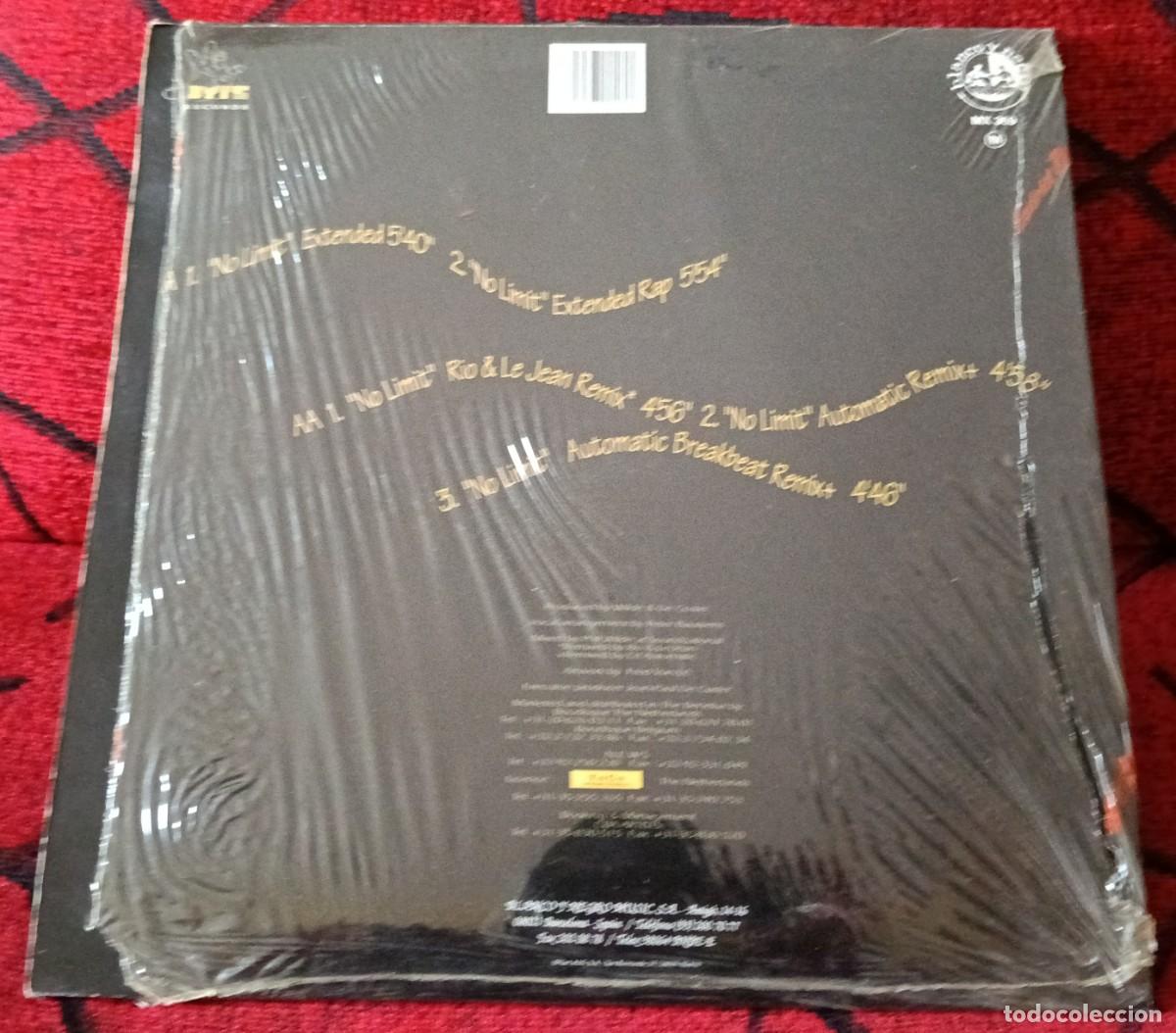 Discos de vinilo: 2 UNLIMITED ** No Limit ** MAXI SINGLE VINILO 1993 - Foto 2