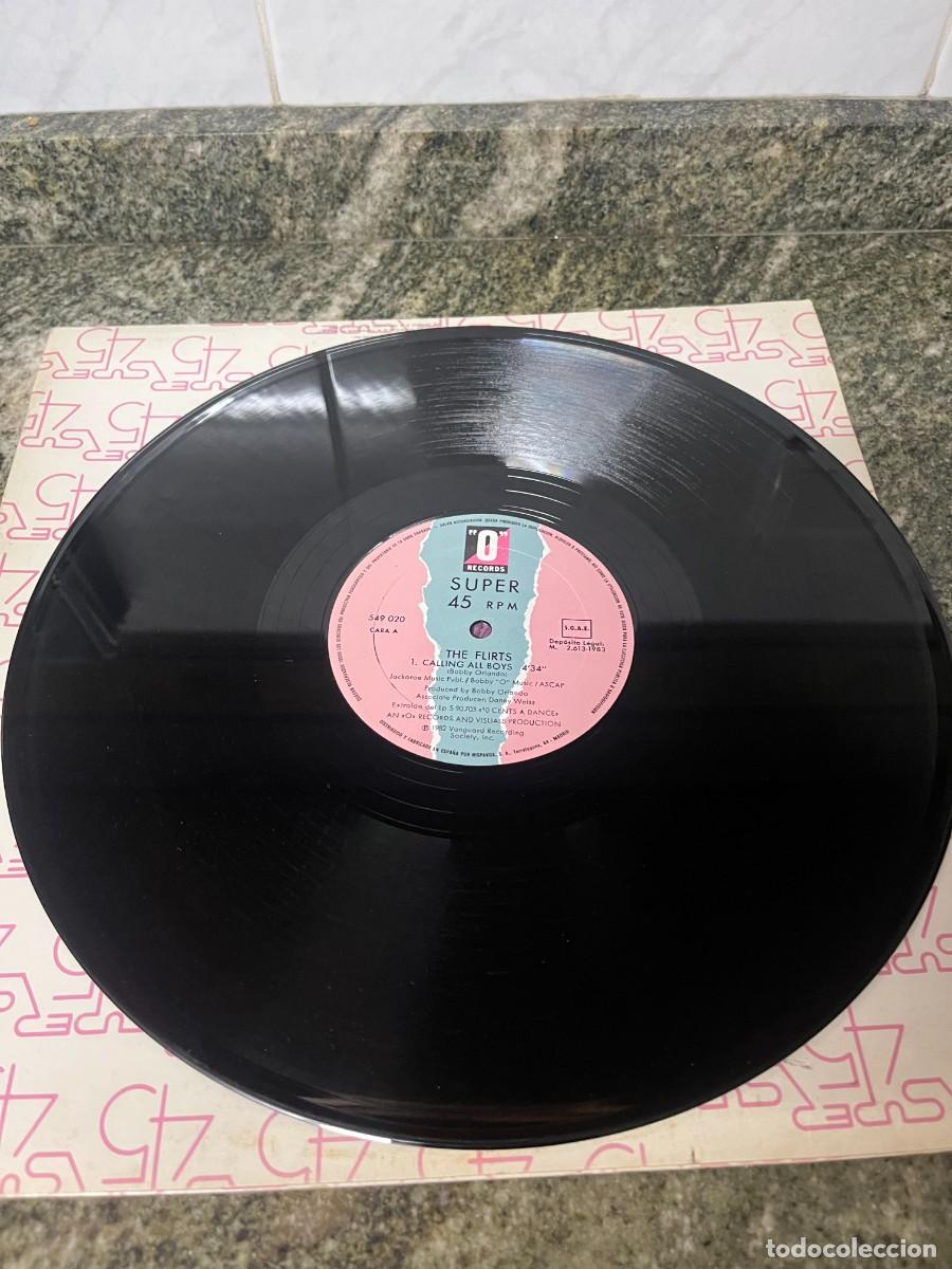 Discos de vinilo: The Flirts Calling All Boys / Passion - Foto 2