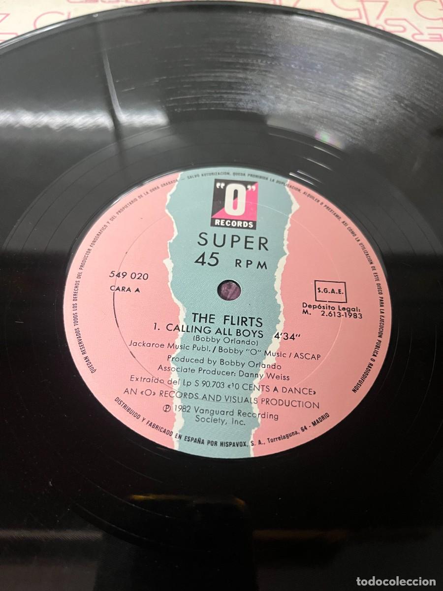 Discos de vinilo: The Flirts Calling All Boys / Passion - Foto 3